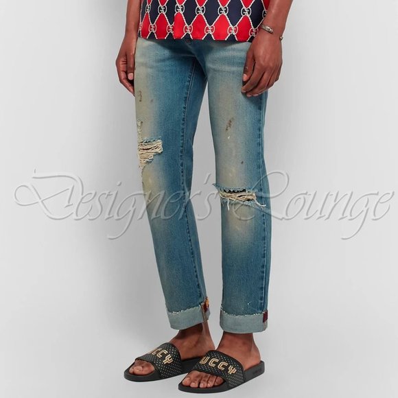 ⚡️SOLD! NIB GUCCI SEGA PURSUIT Slides Flip Flops - Picture 5 of 12